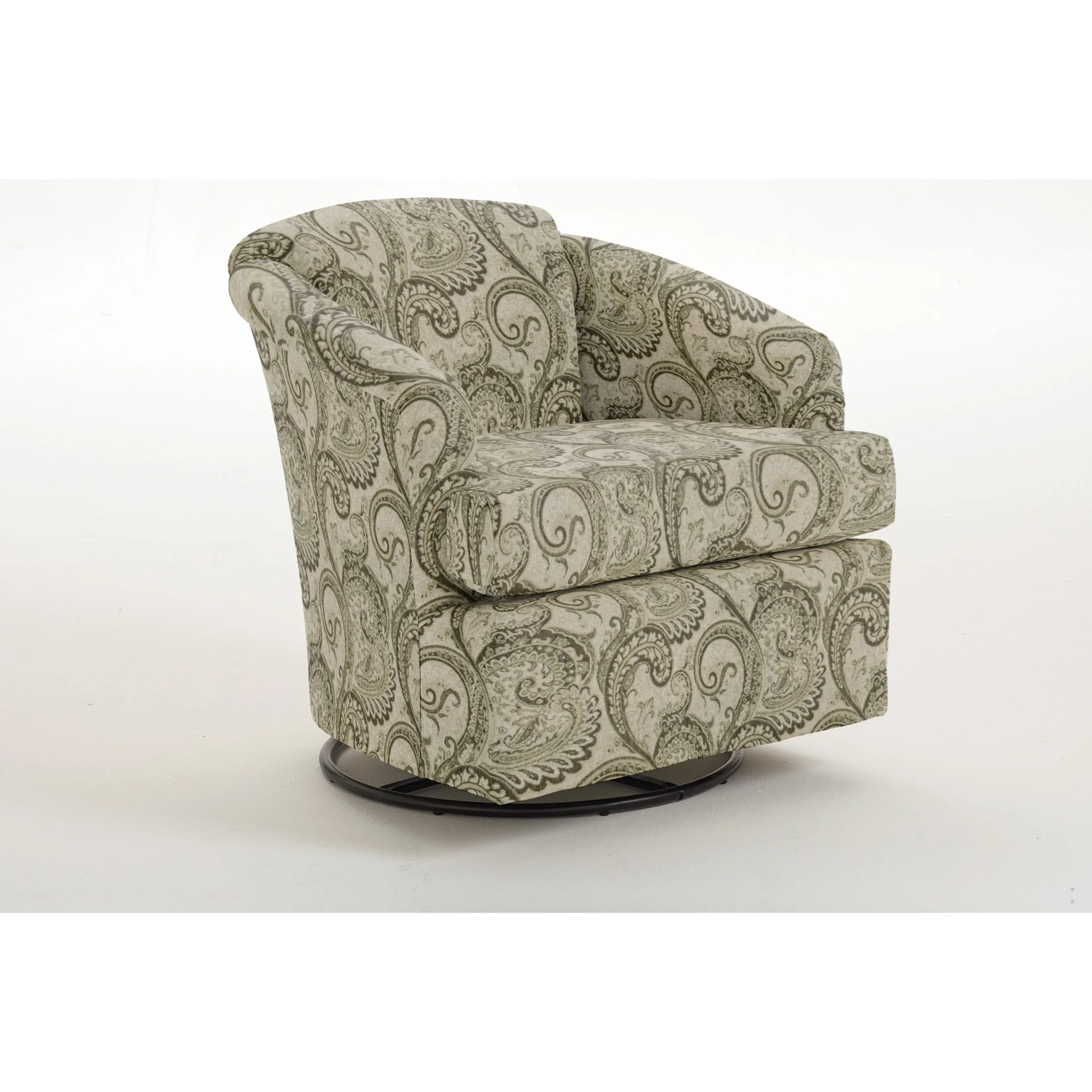 Best Home Furnishings Swivel Barrel Chairs 25671 Cass Swivel Barrel